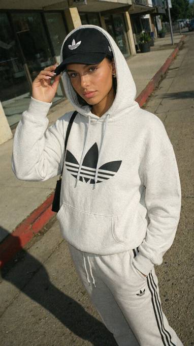 White hoodie