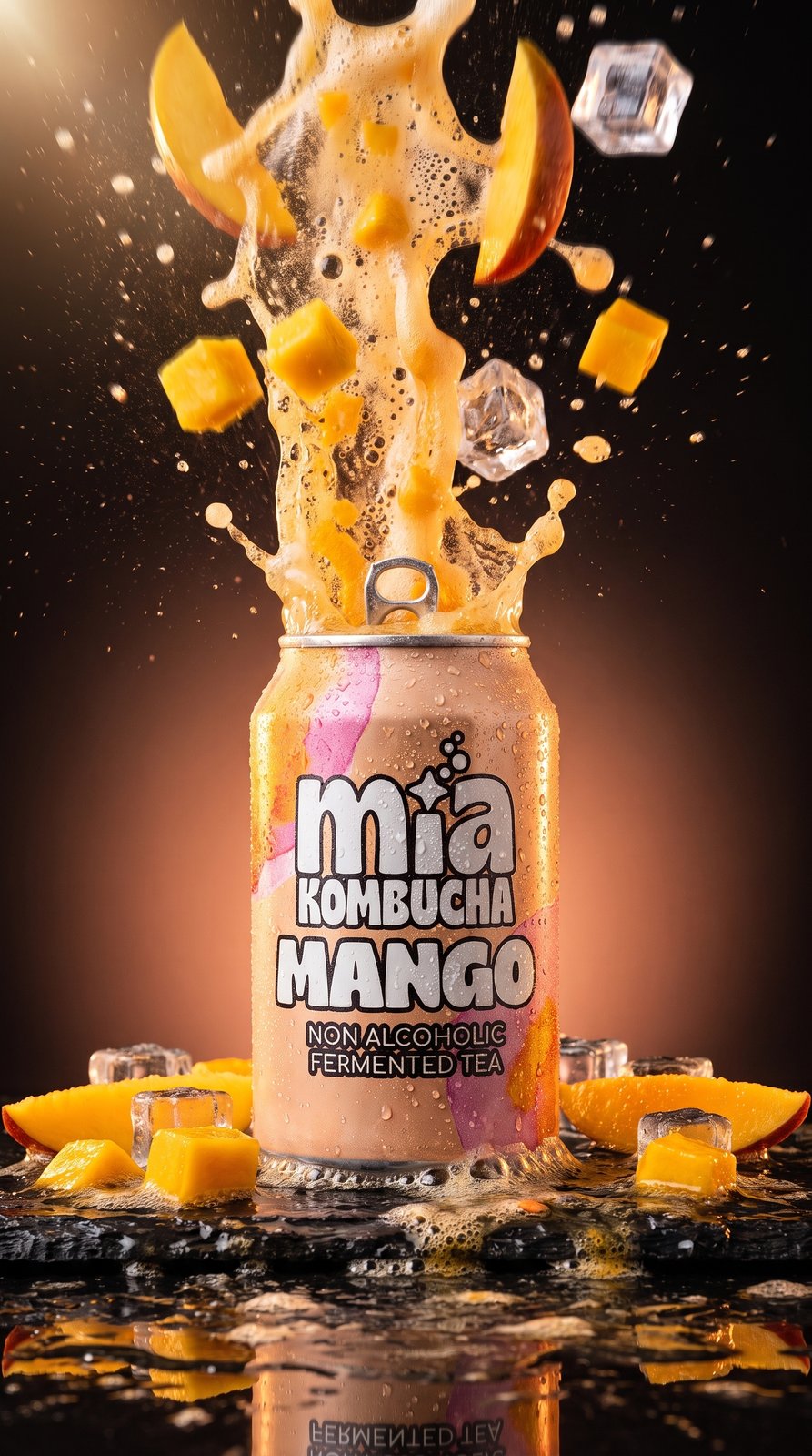 Mia! Kombucha — mango