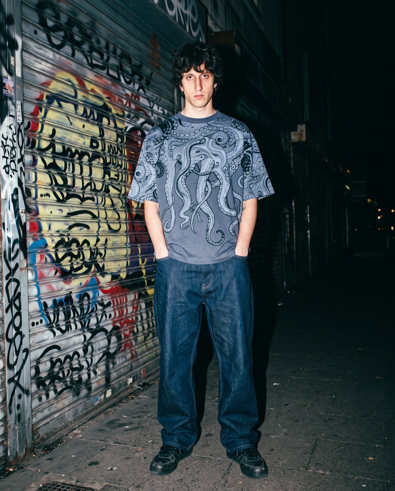 Octopus — tee rossa